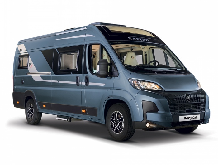 Modell V62 i Iron Grey som standard, tilgjengelig i hvitt (ekstrautstyr).